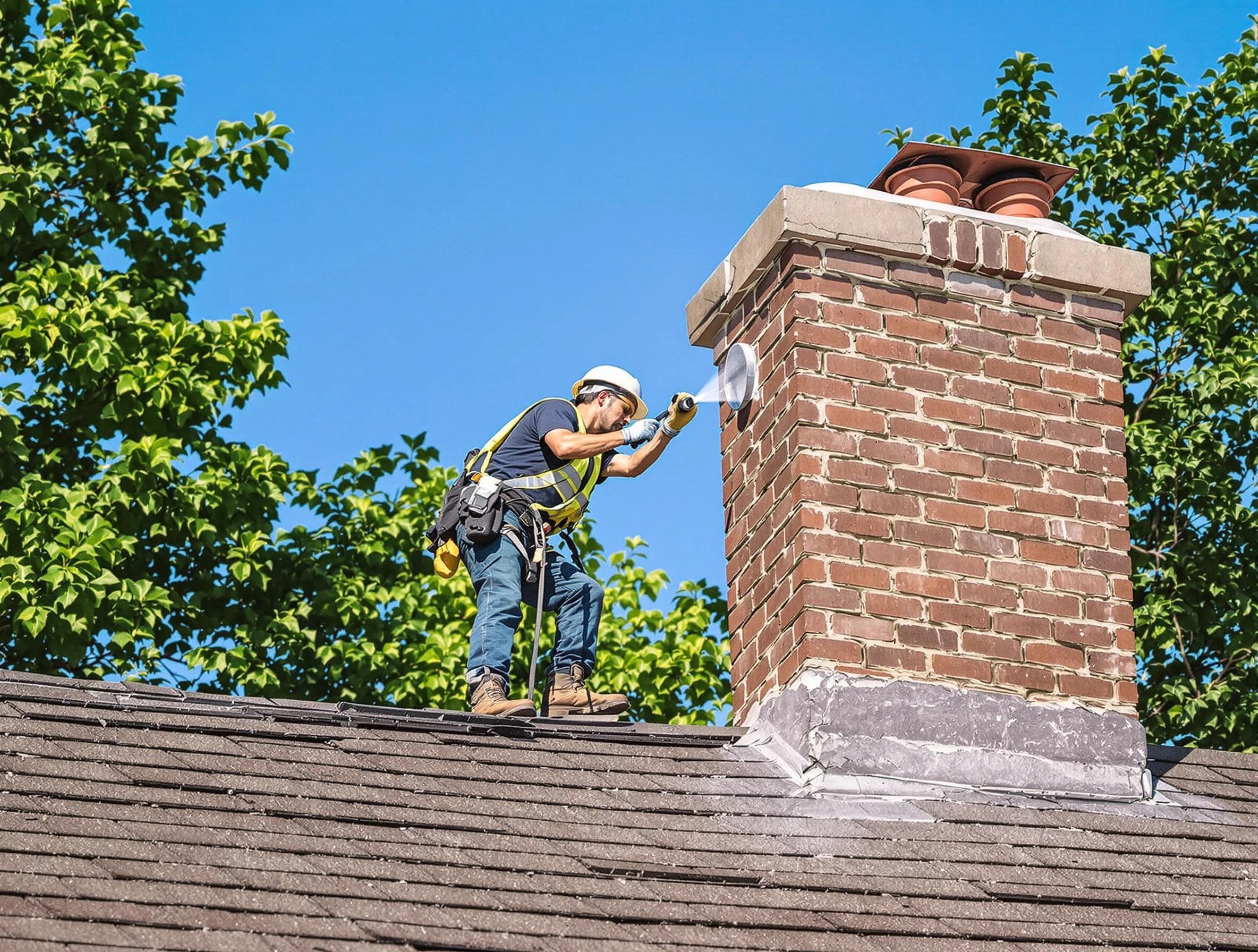 Douglasville Chimney Sweep performing an inspection with advanced tools in Douglasville, GA