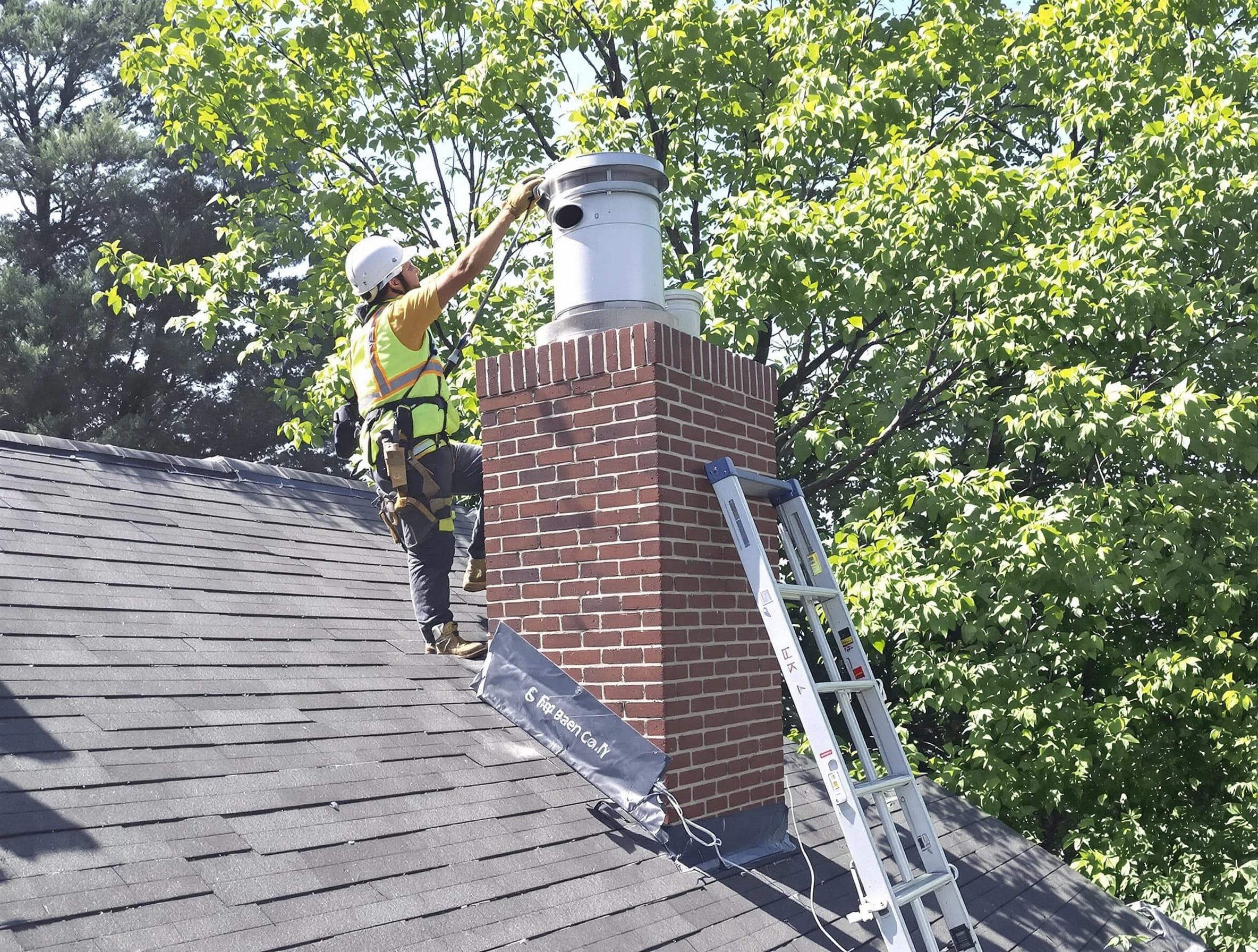 Chimney liner inspection by Douglasville Chimney Sweep in Douglasville, GA