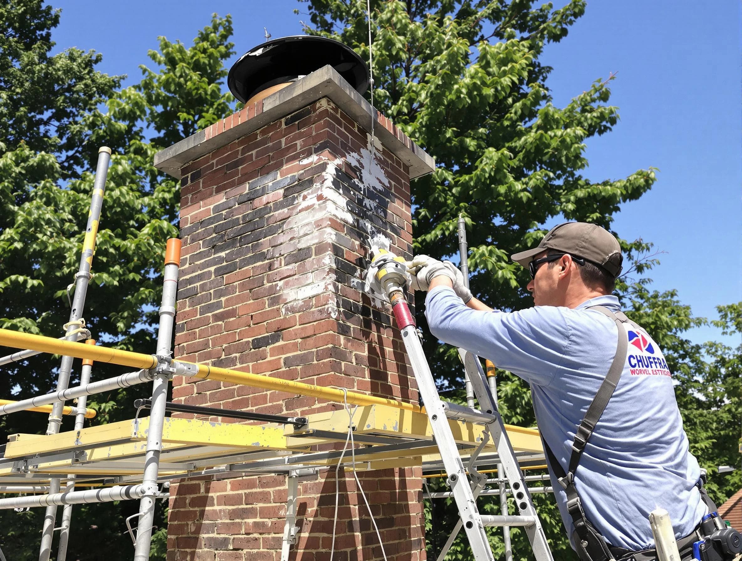 Structural chimney repair by Douglasville Chimney Sweep in Douglasville, GA