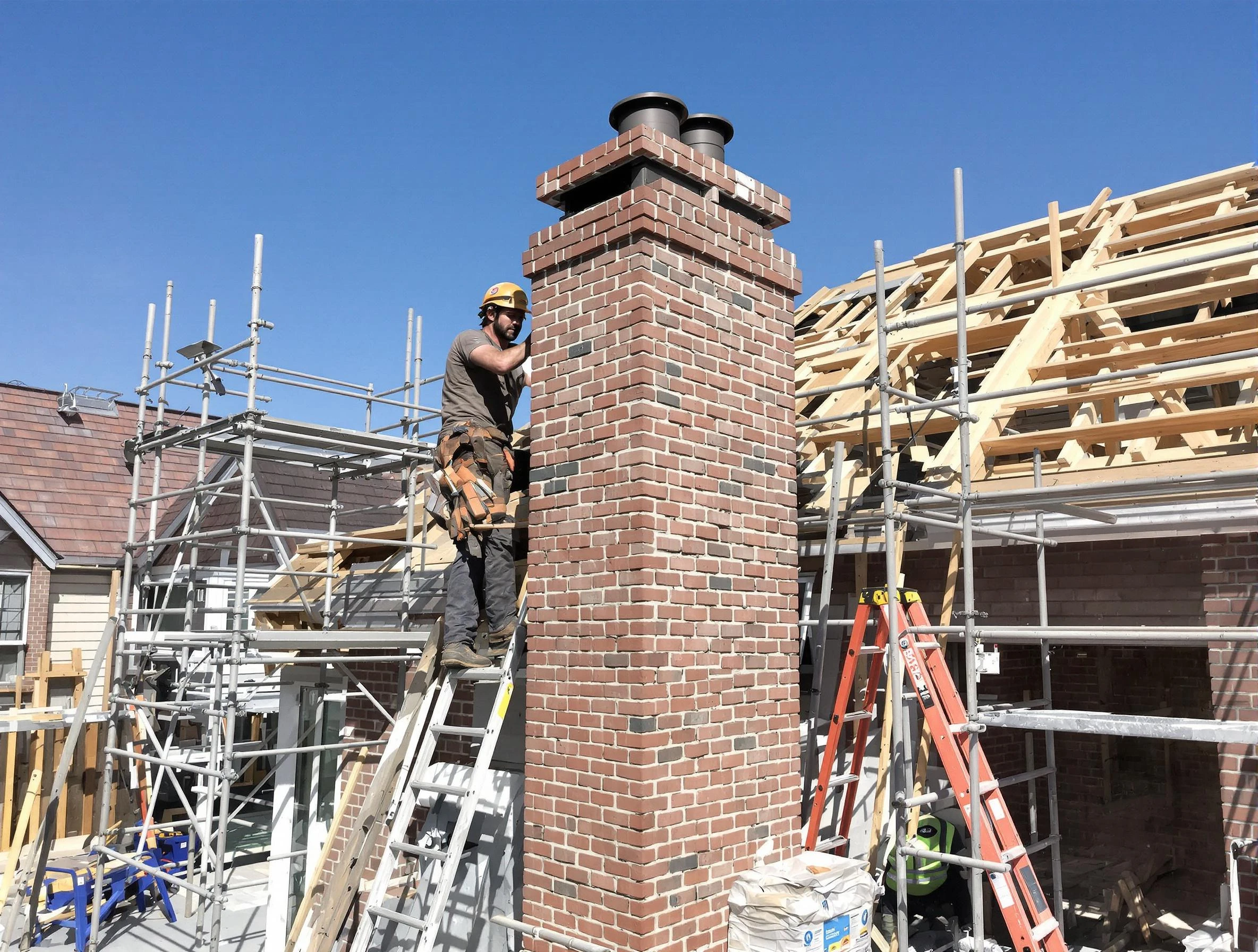 New chimney installation completed by Douglasville Chimney Sweep in Douglasville, GA